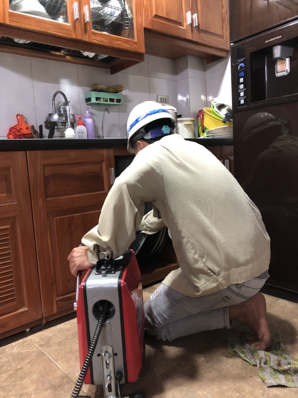 Thông tắc chậu rửa Tại Bắc Giang